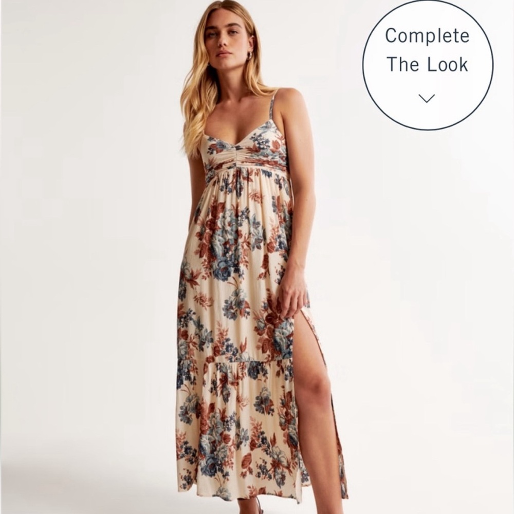 Abercrombie Crinkle Maxi Dress